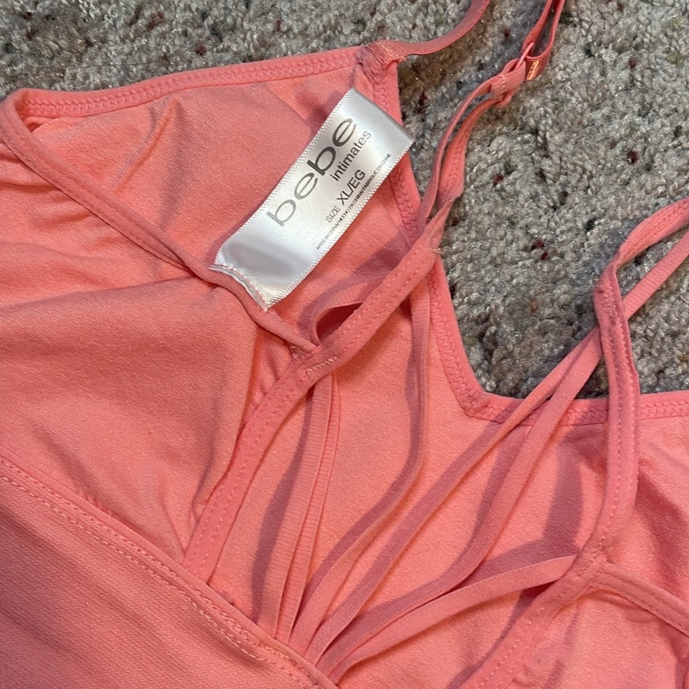 BEBE woman’s Pink Bra Size XL‎ - Picture 5 of 5